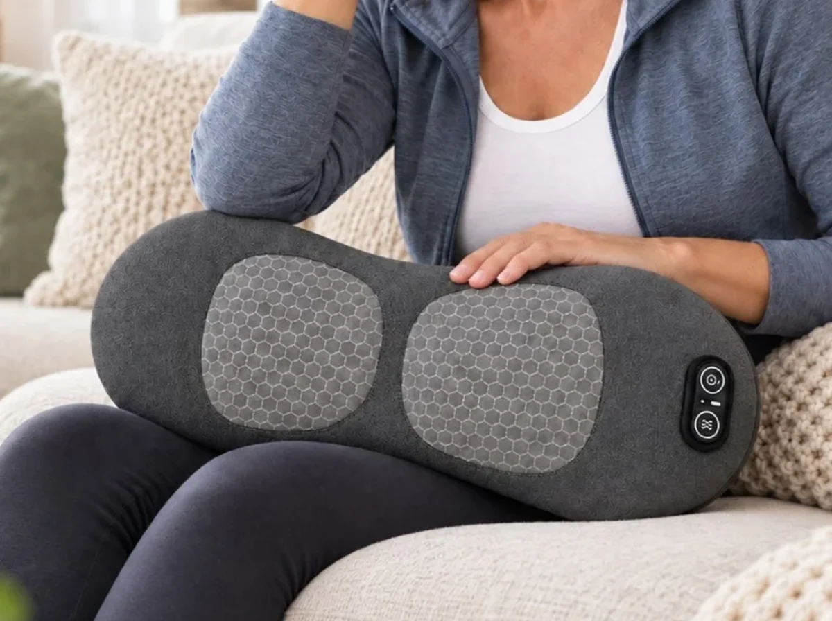 Low-Profile Scalloped Design Fits Beds, Sofas & Floor Mats